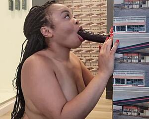give me that super sloppy deepthroat on your dildo lover