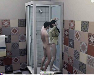 ww and jv play before their shower fun