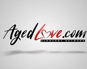 Busty mature blonde in lingerie teaches young stud titty fuck blowjob anal cumshot