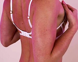 daring see-through agent provocateur silk lingerie try-on by hannahjames710 😏