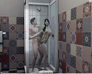 ww and jv play before their shower fun