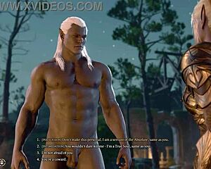Minthara seduces with her huge tits and ass in bg3 naked sex scene playthrough.