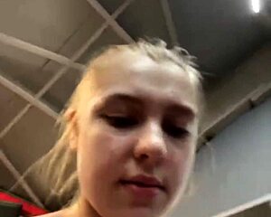 jucielussie gets extreme fucked hard in the gym outdoors