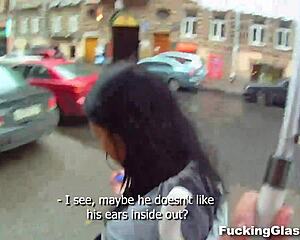 Fucking Glasses Coed Mya Dark Takes Hardcore Cumshot on Shaved Pussy Piano Doggystyle!