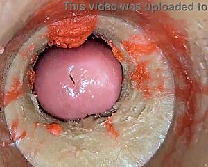 camera deep in tight pussy catches monster cock creampie asmr??