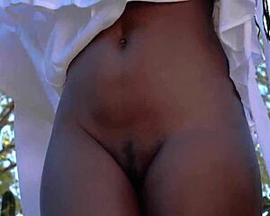 Curves Bursting Out: Ebony Shasta Wonder's Outdoor Strip Tease