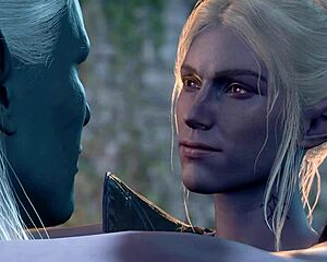 Minthara seduces with her huge tits and ass in bg3 naked sex scene playthrough.