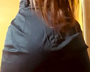 Horny latina secretary films tight pussy for boss 🔥🍑