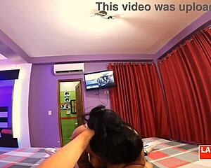 oops blooper in latina pov blowjob casting camara missed the angle 😩💦