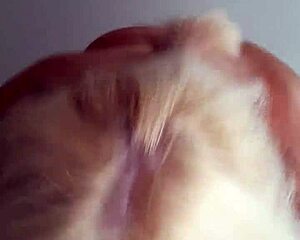 Slut feels first huge BBC stretching her deepthroat and pussy.