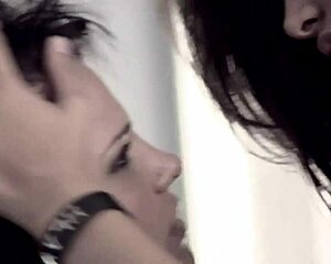 Brunette Babe Fingers Pussy In Heels Fantasizing Lesbian Lick