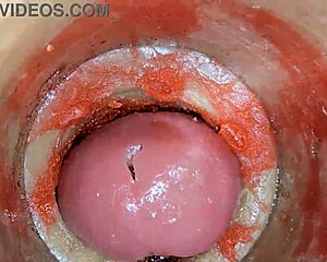 camera deep in tight pussy catches monster cock creampie asmr??