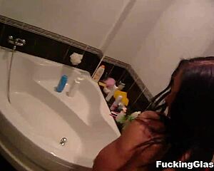 Fucking Glasses Coed Mya Dark Takes Hardcore Cumshot on Shaved Pussy Piano Doggystyle!