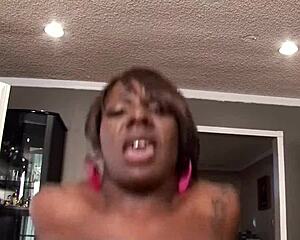 perfect ASS BITCH big natural BOOBS fucked HARD by BIG BLACK COCK