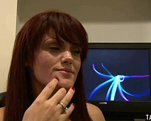 Pierced Redhead MILF Mother-in-Law Anal Next to Stepdaughter!