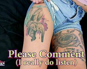 katie kingerie rims balls deepthroats cum swallows in tattooed frenzy