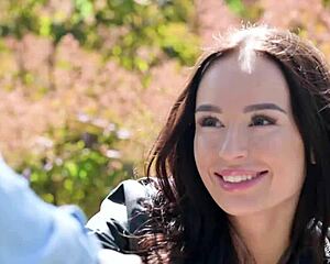 Milena Ray's No-Strings Hookup: Bent Over Blowjob, Cowgirl Ride, Cumshot Facial from Hung Musician