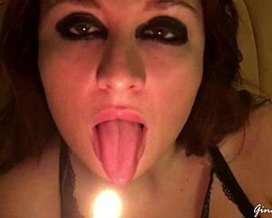 halloween night with skinny blonde teens in homemade lesbian fetish play