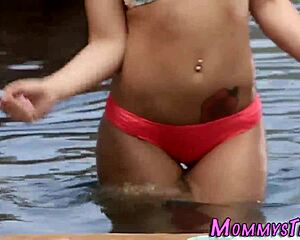 Petite Teen Licked by Milf in First-Time Taboo Lesbian Fingering