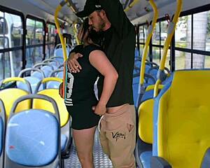 estudante hot gets groped and rubbed hard on crowded bus!