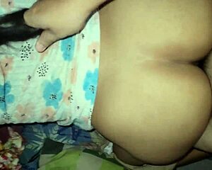 quick bend over fuck for this long hair teen mommy before her son gets home from school moaning cowgystyle