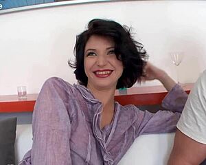 petite wife lina arian rides cock while cuck watches and loves it