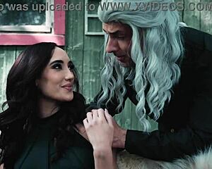 Chloe Amour: Fuck my pussy with Geralt's huge cock and creampie me!