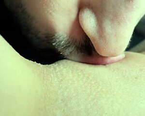 Naughty Tongue Devours Wet Pussy Closeup
