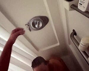 my huge tits get monster cock titty fucked then cum covered in shower i swallow second load 💦🫦