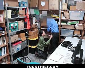 Thief caught stealing gets bent over punishment