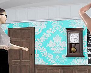 Ouch! Feel principled BDSM caning sting in animation!