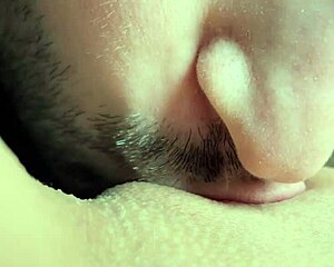 Naughty Tongue Devours Wet Pussy Closeup