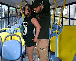 estudante hot gets groped and rubbed hard on crowded bus!
