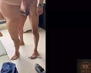 Hotwife fucks big-dick neighbor on cuckold's bed