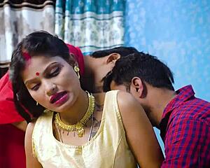 desi mallu aunty takes two debars' hard cocks pounding her fat ass full movie