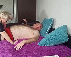 Aimee milf sucks married cock like a pro bride.