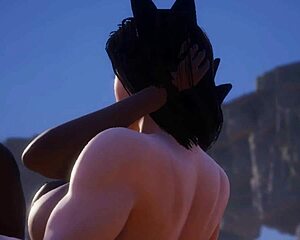i'm lickin' her furry pussy in this hot lesbian 3some