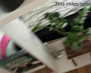blonde emo slut takes rough bareback doggystyle pov horny hookup skinny waist