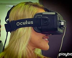 Behind Virtual Reality Scenes, Kate Quigley's Big Tits Shine Bright