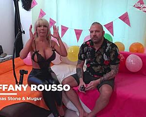 Tiffany Rousso's birthday thrill backstage