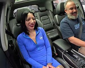 hey livia, you debuting naked in the ride offering that tight brazilian ass for bareback anal? first time car pussy licking and juicy latina blowjob outdoors