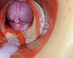 I feel that huge cock creampie my tight swollen pussy deep inside with internal cum view