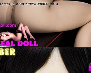 amber 163 cm real fuck doll with fake tits ready for rough silicone sex pounding
