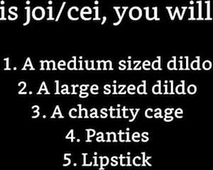 Ready for sissy cuckold femdom joi with assplay chastity?