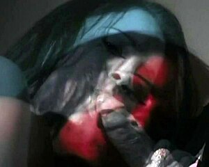 Pretty Shaved Slut Teases Smokes Then Deepthroats Monster Cock Cum