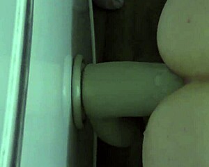 Big Dildo Gapes Hairy Anus Poses