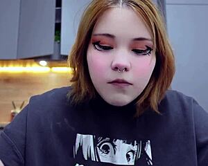 chubby cutie furiyssh gorges on food in hot mukbang