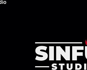 Skinny brunette Sia Florence screams in hard anal!