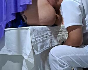 gynecologist makes patient orgasm then unloads cumshot
