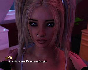 uhh lily the blonde stripper... romantic time with her huge tits in being a dik